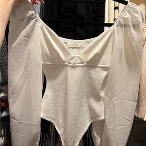 12th Tribe white bodysuit NWOT